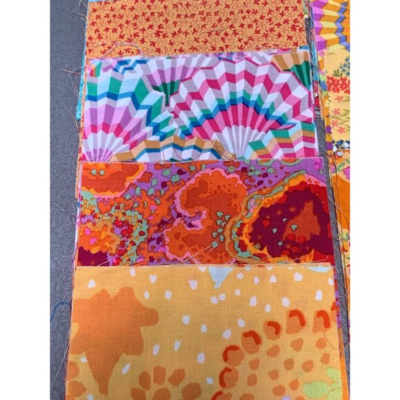 28 Precut Quilting Fabric Squares 5" Bright Patterns & Colors Cotton Patchwork - Picture 3 of 13